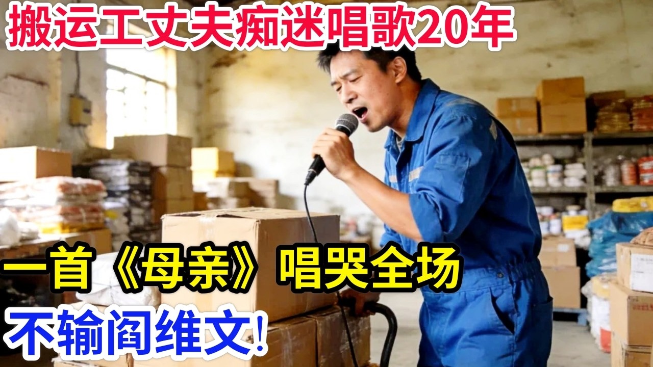 搬运工丈夫痴迷唱歌20年,妻子独自抚养2个孩子,没想到竟是金嗓子!一首《母亲》不输阎维文!