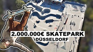 Größter Skatepark Düsseldorf Eller | 2 Mio € in Deutschland 🤯