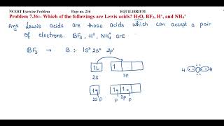 Which of the followings are Lewis acids? H2O, BF3, H+, and NH4+.