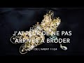 J&#39;ai peur de ne pas arriver à broder - Défi de l&#39;Avent 11/24