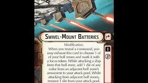 How-to use Turbolasers "Swivel Mount Batteries" - Star Wars Armada Explained (SWAE)