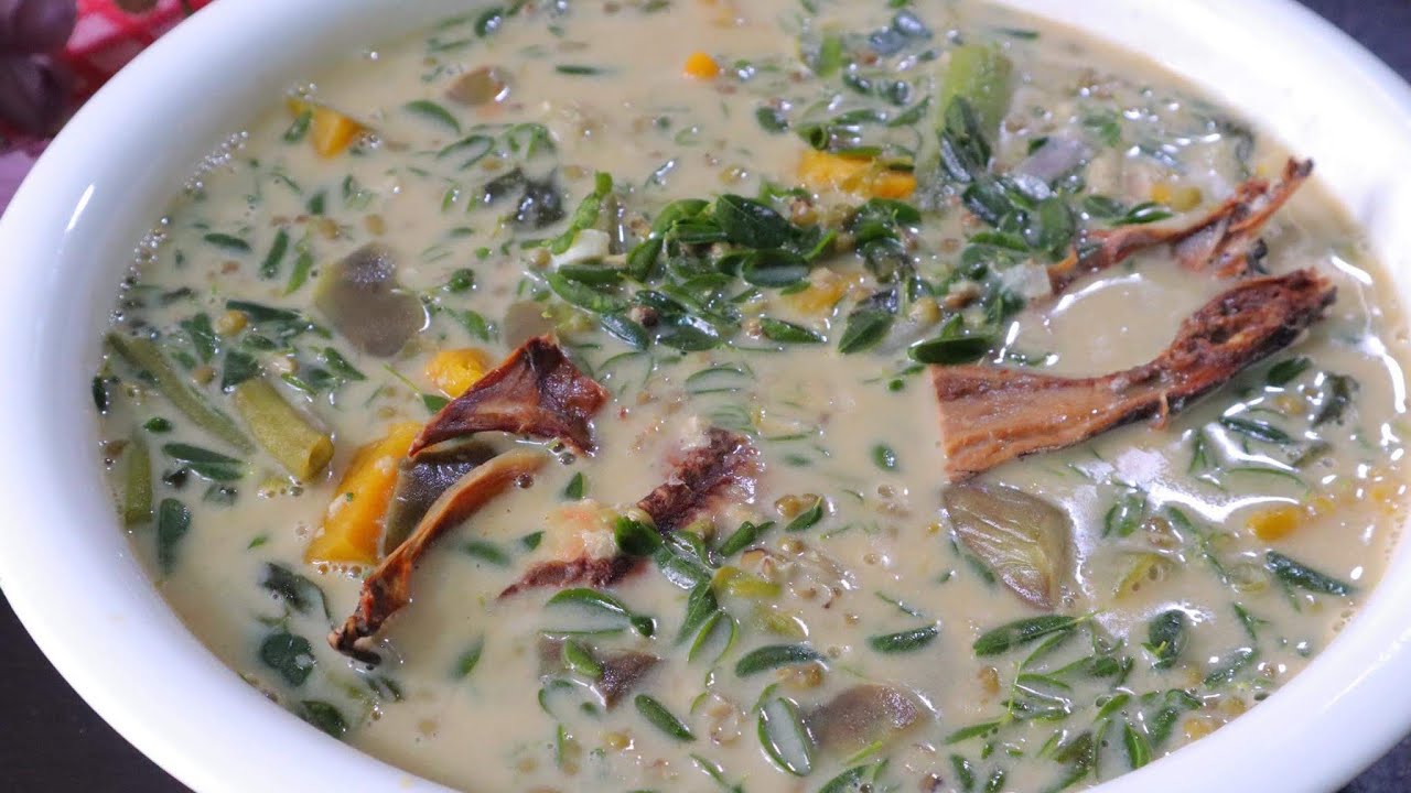 Ginataang Monggo with sari saring gulay at tuyo ,Simpling Ulam pero subrang sarap😋