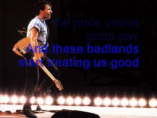 Badlands Bruce Springsteen [Full + Lyrics] class=