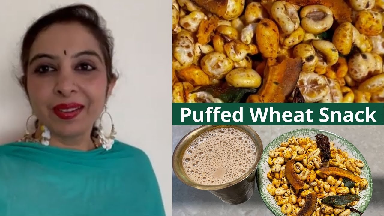 Puffed Wheat Snack ಗೋಧಿ ಚುರ್ಮುರಿ ತಿಂಡಿEvening snack recipeNamkeen