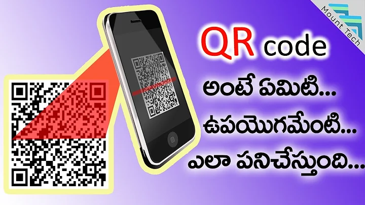 How Does QR Codes Work...? || In Telugu || Mount Tech