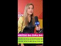 LEILA PEREIRA FALA COM A GE TV NO SORTEIO DA COPA DO BRASIL | #shorts | ge tv