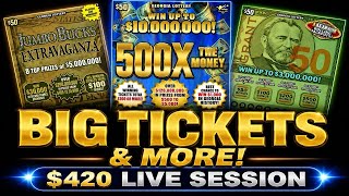 $420 Georgia Lottery Live Session | Big Tickets & More!