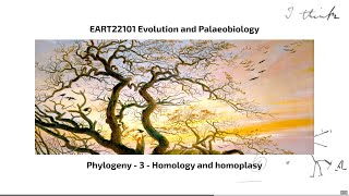 Phylogeny, Video 3 - EART22101 - Palaeobiology and Evolution