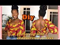 How to sew a corset/bustier top with  bishop or exaggerated sleeves|diy top