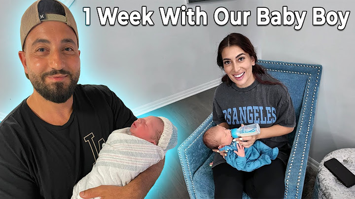 He's Growing So Fast! 1 Week With Our Baby Boy