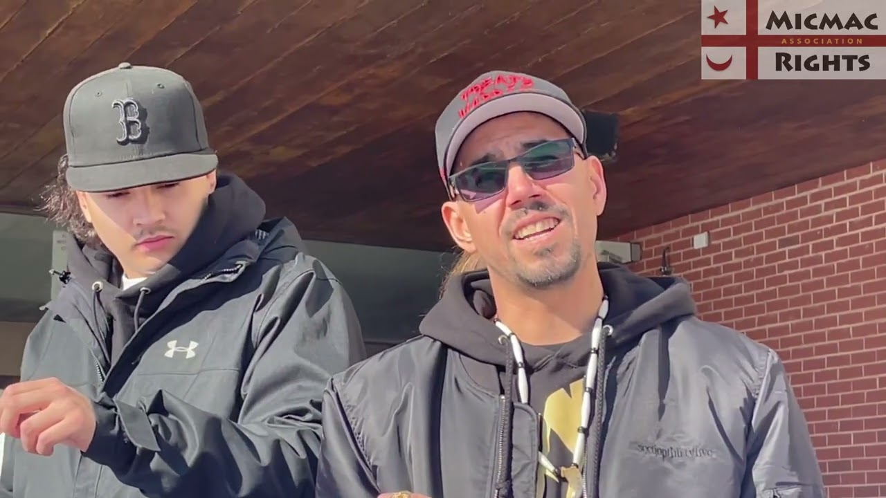 Micmac Rights Association rallies in support of fisherman Daniel Francis at Provincial courthouse