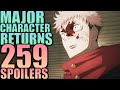 Major character returns  jujutsu kaisen chapter 259 spoilers