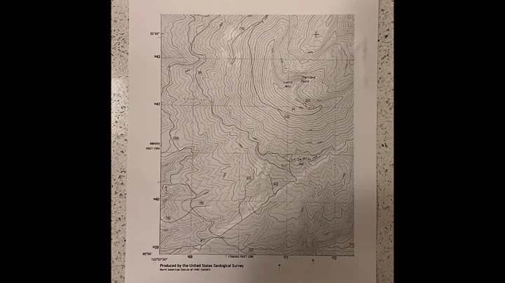 Creating a Latitude Scale USGS 7.5 minute Topographic Map