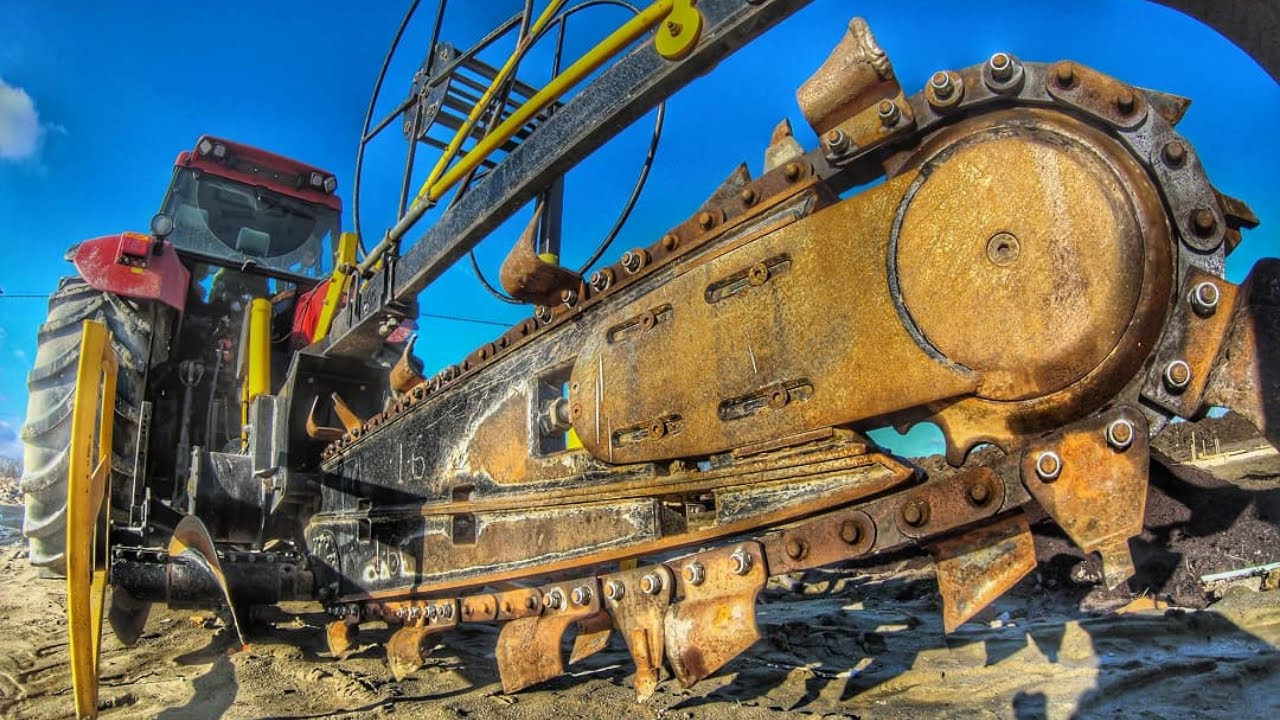 Trencher Коллекторно-дренажная сеть ч. 1 - YouTube