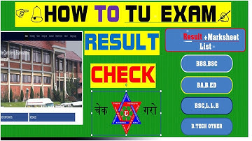 ✅ How To Tu Exam Results Check | Marksheet | Results Check | Tu All Field | #nepal #tu #tuexam