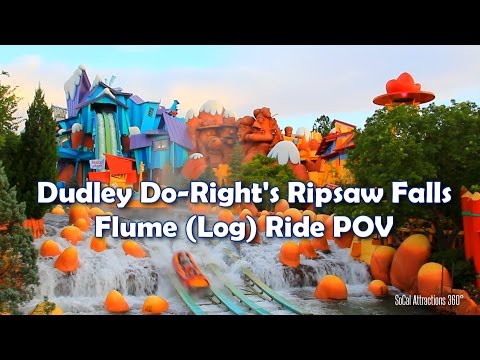 [HD] Dudley Do-Right's Ripsaw Falls POV - Log Ride - Islands of Adventure