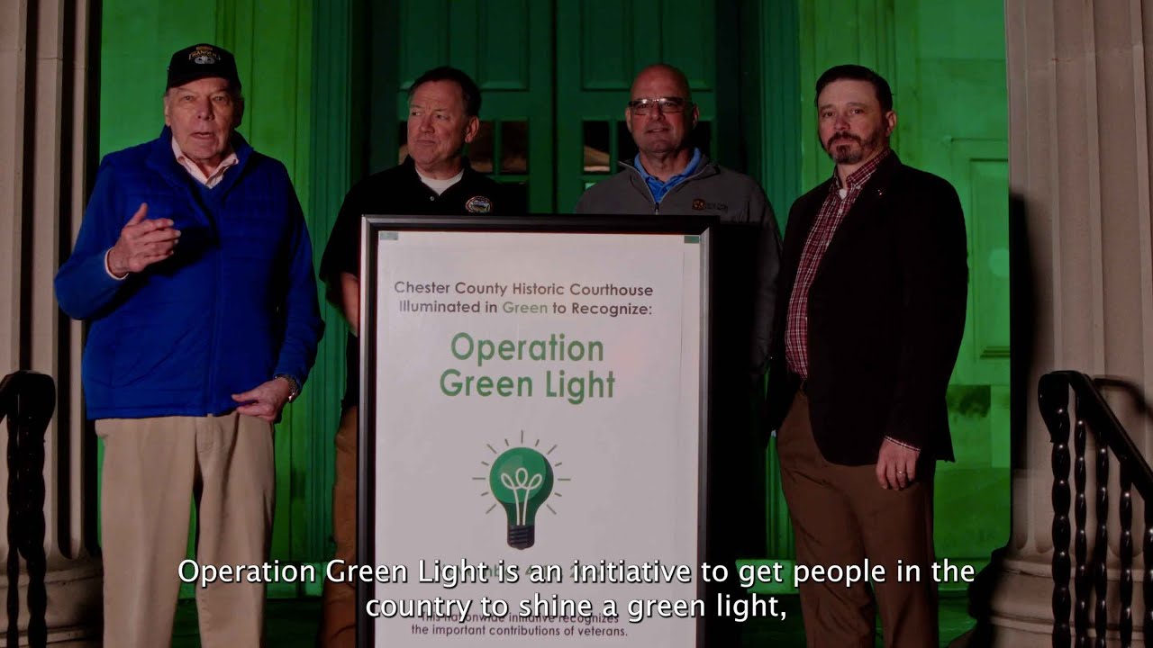 Chester County Recognizes Operation Green Light 2024 - YouTube