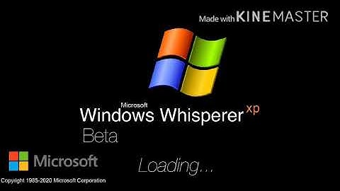Windows Whisperer XP Beta Startup and Shutdown sound