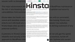 New Kinsta Service Doesn't Really Secure Plugin Updates as They Don't Verify Vulnerability Fixes