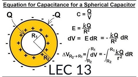 SPHERICAL CAPACITOR BEST EXPLANATION EVER  | LEC 13 | JEE(M+A) NEET 12TH JABISH SIR