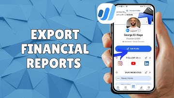HOW TO EXPORT FINANCIAL REPORTS IN WAVE