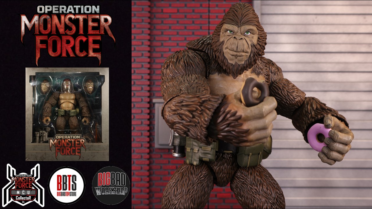 Обзор фигурки Сасквоча Deluxe из серии Operation Monster Force, CHATSWORTH XXXII, 3 сезон, от Big...