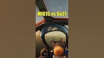 MiG15 vs Su27 Dogfight #DCS