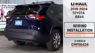 20192024 Toyota Rav4 | UHaul Trailer Wiring Installation