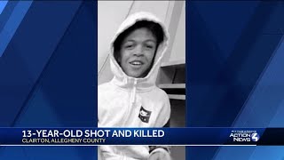 13-year-old shot and killed in Clairton
