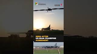 Military aircraft seen at RAF Fairford airbase after US Iran ceasefire deal