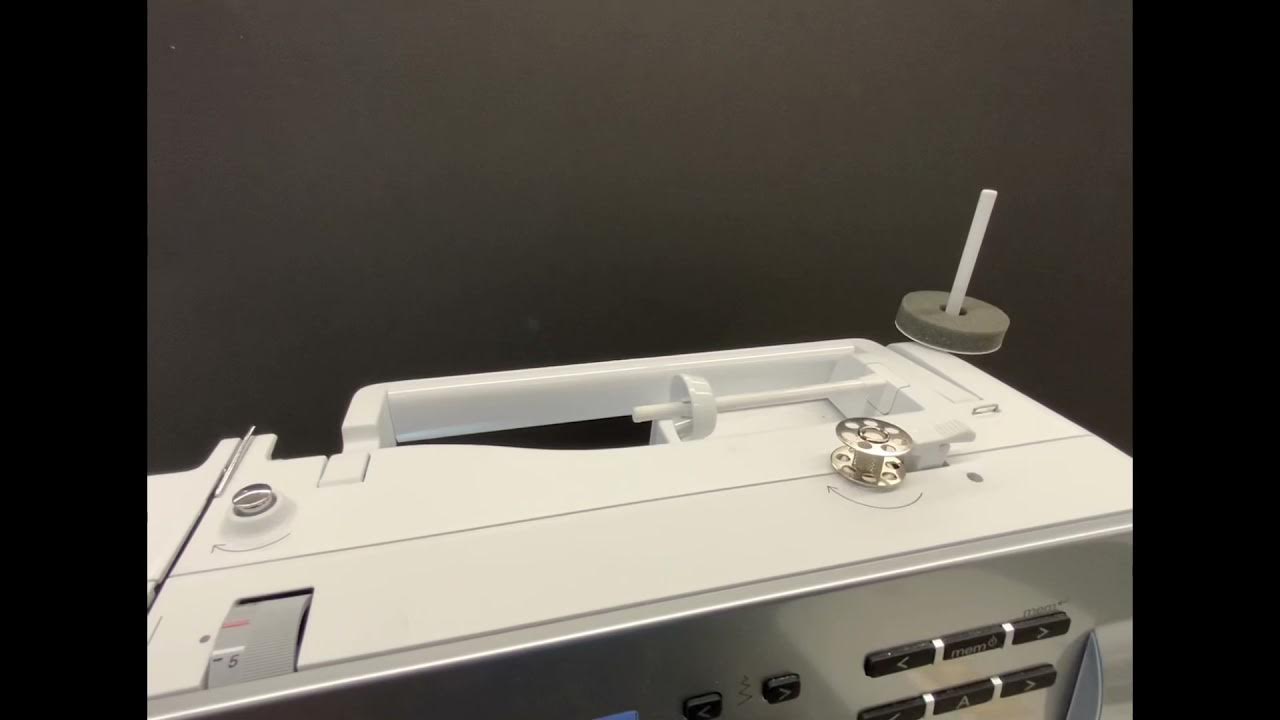 How to Wind a Bobbin and Thread a Bernina 300 Series Sewing Machine