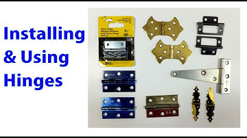Installing and Using Hinges: Woodworking Beginners #19
