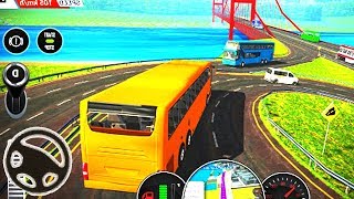 Simulator Bus Mengemudi 2018 Mengantar Penumpang - Permainan Mobil screenshot 5