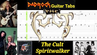 Spiritwalker - The Cult - Guitar + Bass Tabs Lesson