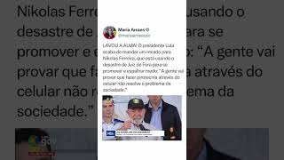 ✨Lavou a Alma! Lula espeta Nikolas e outros políticos hipócritas após anunciar reconstrução em MG✨