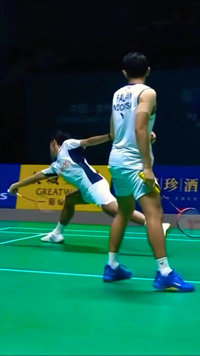 Fajar Alfian terdiam melihat Skil menakjubkan Fikri! #badminton #bfw #finalbulutangkis #viralshorts