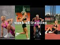 Week of training as a sprinter  preseason