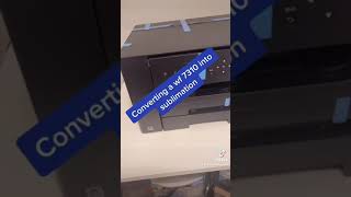 Convert epson wf-7310 wide format 13x19 into sublimation printer
