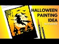 Easy Halloween Painting Tutorial with Acrylic Paint for Beginners [Step by Step] | Drawlish