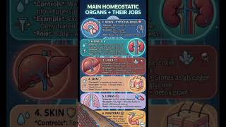 How Your Body Maintains Balance??🧠🫘🫁