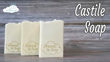 How to make castile soap, cold process soap. Curing Castile over a full year, lather tests.