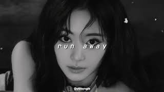 TZUYU - Run Away  (𝒔𝒍𝒐𝒘𝒆𝒅 + 𝒓𝒆𝒗𝒆𝒓𝒃)