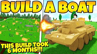 THIS TANK WAR BUILD TOOK 6 MONTHS TO BUILD!!! Build a Boat