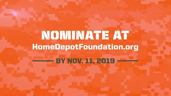 Nominate a Veteran for $25,000 in Home Repairs | The Home Depot Foundation
