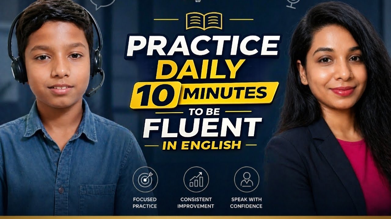 Practice Daily 10 Minutes To Be Fluent In English 🗣️ ...