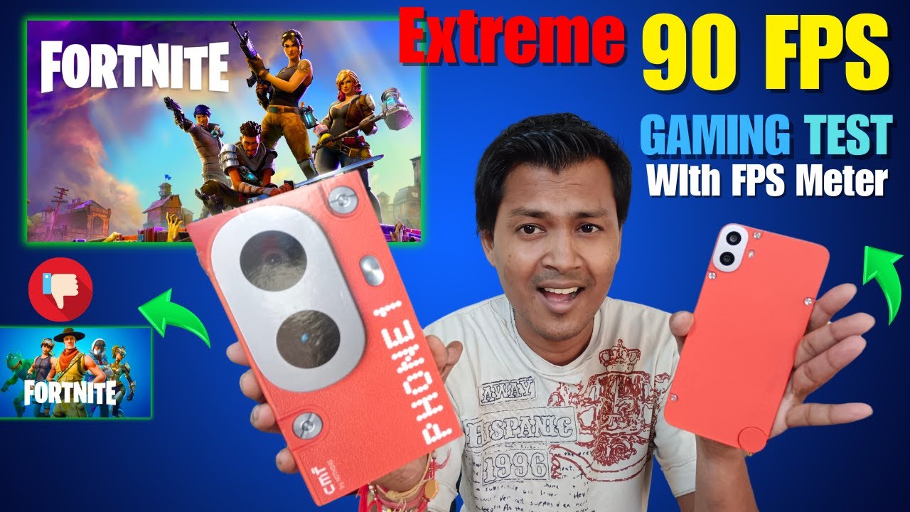 Nothing CMF Phone 1 Fortnite Mobile Gameplay Test|CMF Phone 1 Fortnite ...