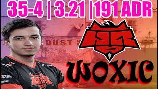 HELLRAISERS WOXIC 191 ADR 35-4 3.21 vs AGO Dust 2 @ DreamHack Stockholm 2018 Qualifier