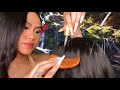 ASMR Island Scalp Massage Treatment (Hair Wash, Scalp Oiling, Scratching, Hair Play) Gum Chewing RP