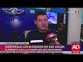 Bloqueos en San Julián paralizan rutas hacia La Paz, Beni y la Chiquitanía