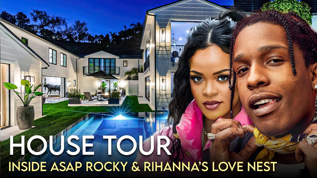 Rihanna & A$AP Rocky | House Tour | $15 Million Beverly Hills Mansion & More